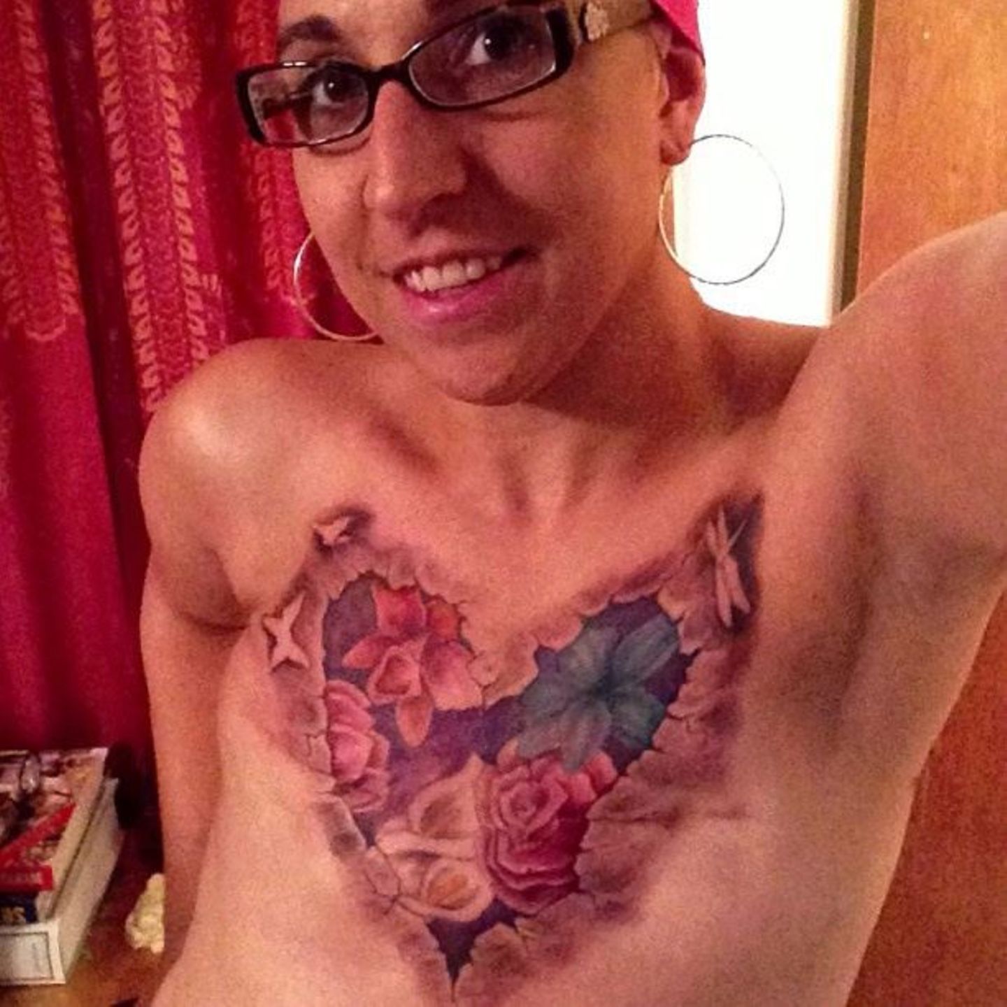 Mutiges Selfie nach Brustkrebs