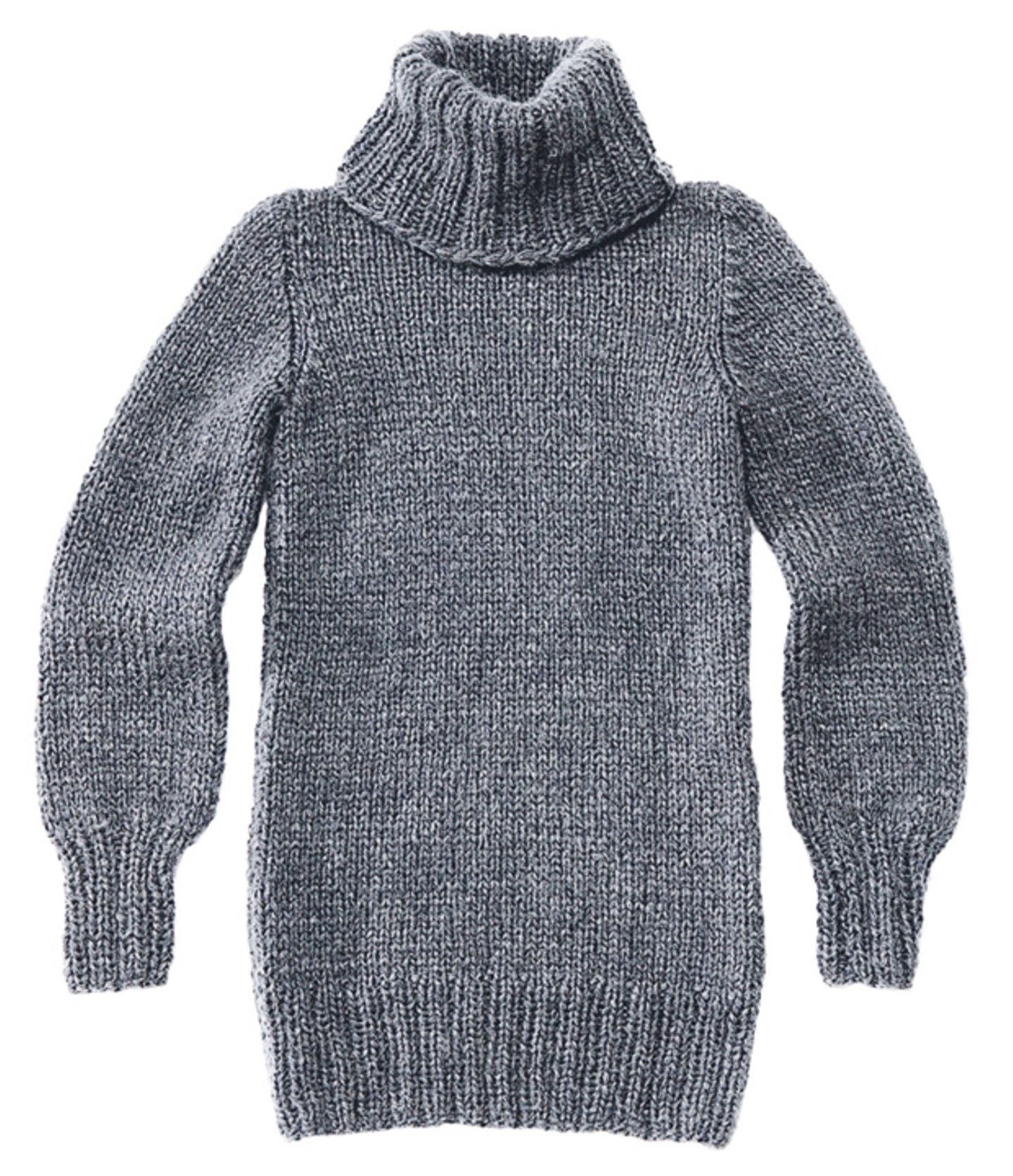 Rollkragenpullover stricken: Anleitung und Schnitt für einen schicken Pulli