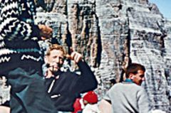 Waltraud Kastlunger und ihre Brüder Waltraud Kastlunger und ihre Brüder