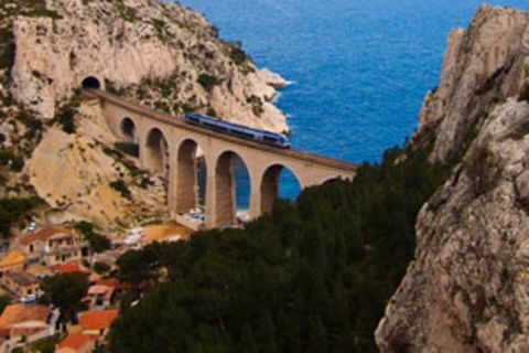 Côte d'Azur: Vom Zug aus sieht man besser