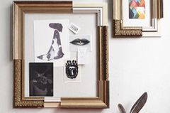 Upcycling: Ein Bilderrahmen aus alten Modellen Upcycling: Ein Bilderrahmen aus alten Modellen