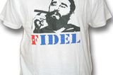 Fidel Castros Porträt gibt's für ca. 15 Euro unter www.shirt66.de auf euer Shirt!
