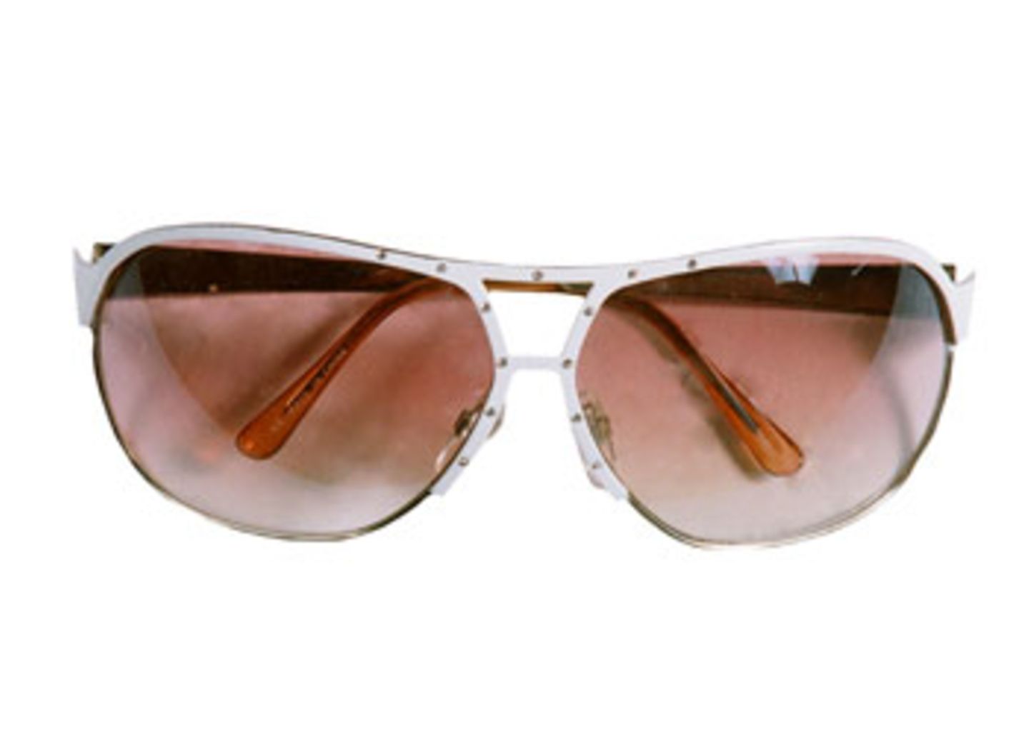 Weiße Piloten-Sonnenbrille; 22,90 Euro; von Mango