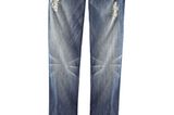 Dunkle Jeans mit Used-Elementen von Guess, über Impressionen, um 170 Euro.