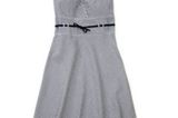 Neckholder-Kleid mit maritimen Streifen und Empire-Linie von Tom Tailor, ca. 60 Euro.