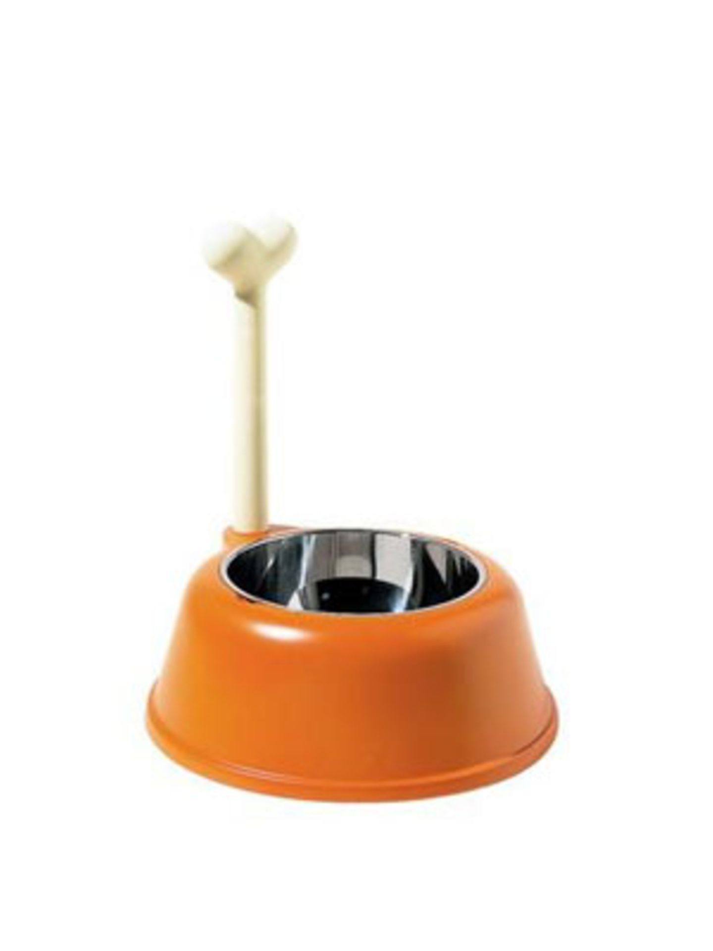 Praktisch: Am Knochen lässt sich dieser Napf bequem hochheben. Eine hygienische Sache! Von Alessi, um 55 Euro. Über Design3000.