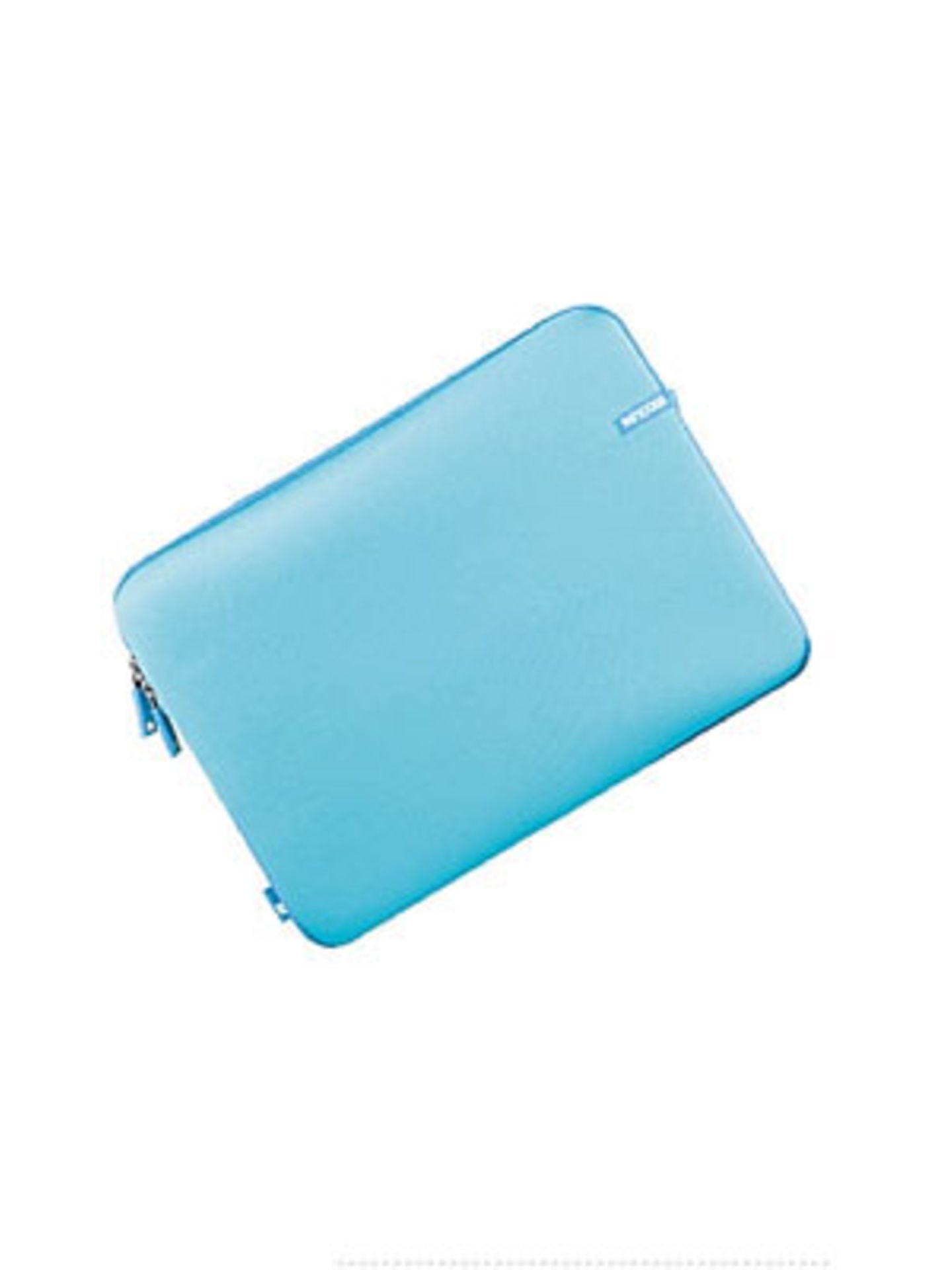 Stabiles Laptopcase in hellem Blau für 15"-Notebooks von Incase, um 35 Euro. Über Frontlineshop.