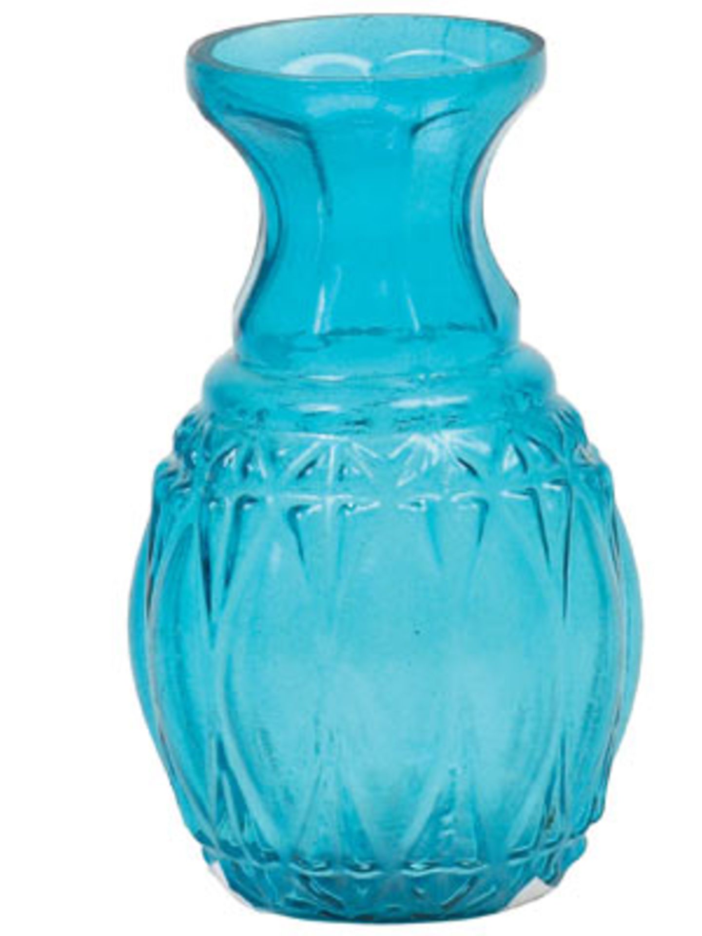 Glas-Vase    Süße, kleine Glas-Vase für einzelne Blumen. Höhe: ca. 7 cm, auch in grün erhältlich.     Preis: ca. 5,50 Euro, über  www.bertine.de
