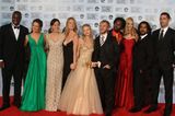 Gar nicht verloren wirkten die "Lost"-Schauspieler, als sie mit ihrem Golden Globe posierten