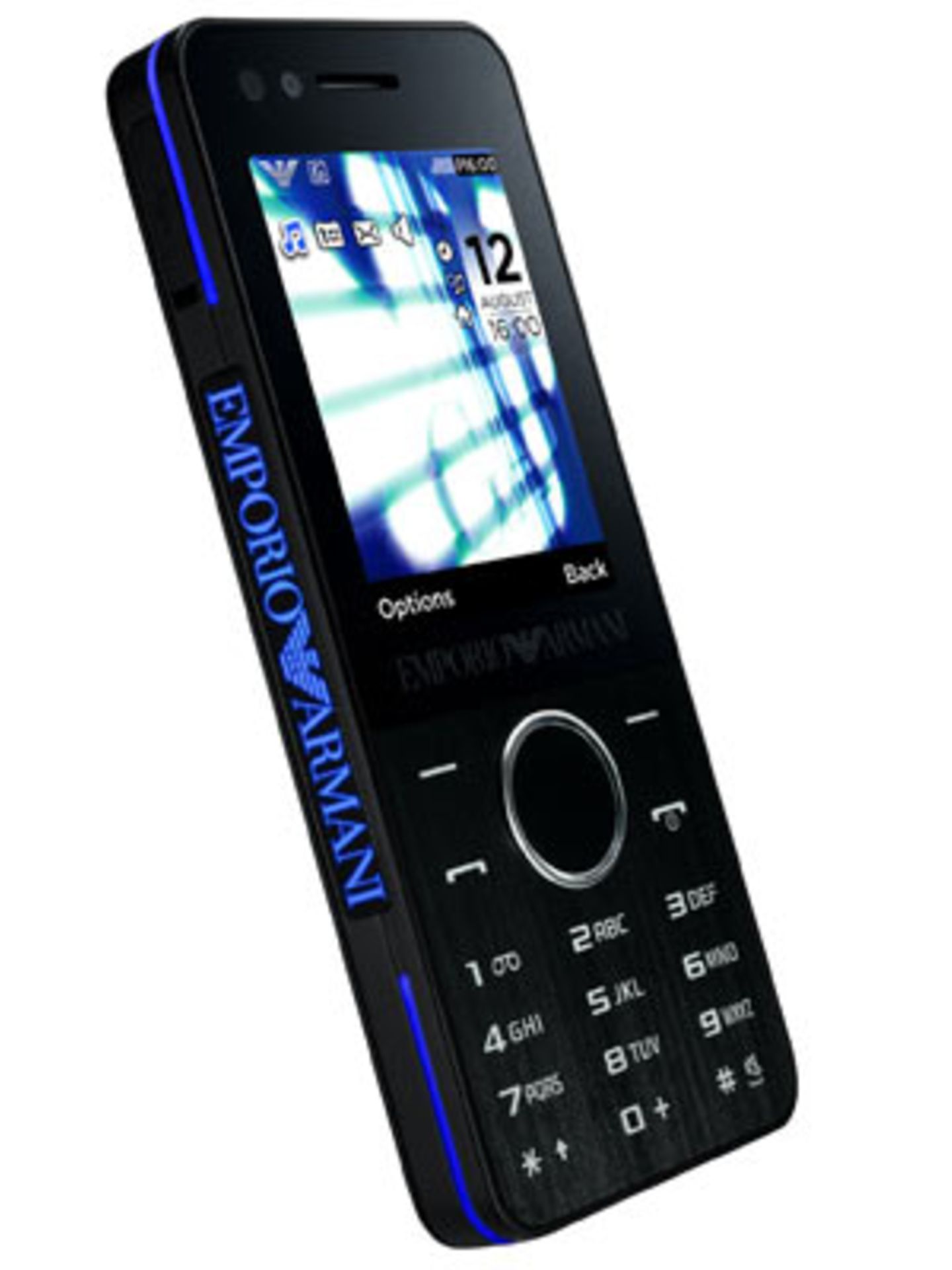 "Samsung Armani Night" Absoluter Hingucker ist das Armani Night Handy. Mit der 3,0-Megapixel-Kamera mit vierfachem Digitalzoom und Videokamerafunktion könnt ihre eure schönsten Frühlingserlebnisse digitalisieren. Für Bespaßung ist selbstverständlich auch gesorgt, denn das Armani Night besitzt neben einem MP3-Player auch noch ein UKW-Radio. Außerdem einen uTrack zum Auffinden des Telefons, wenn es gestohlen wurde - oder ihr es verbummelt habt. Um 200 Euro ohne Vertrag.