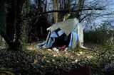 1. Preis in der Kategorie: Contemporary Issues, Stories Eine provisorische Zeltunterkunft von Immigranten im französchichen Calais
