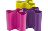 Vasen in Splash-Form von Design3000, je um 10 Euro. In verschiedenen Farben erhältlich.