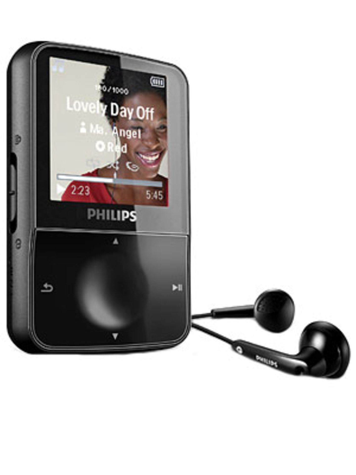 Schnörkellos, schlank und elegant ist das Design des Philips GoGear Vibe MP3-Players. Auf seinem 1,5"-Farbdisplay (3,8 cm) könnt ihr euch ganz einfach durch die Dateien scrollen. Um 90 Euro. Mehr zum  Philips Vibe findet ihr bei "Philips".