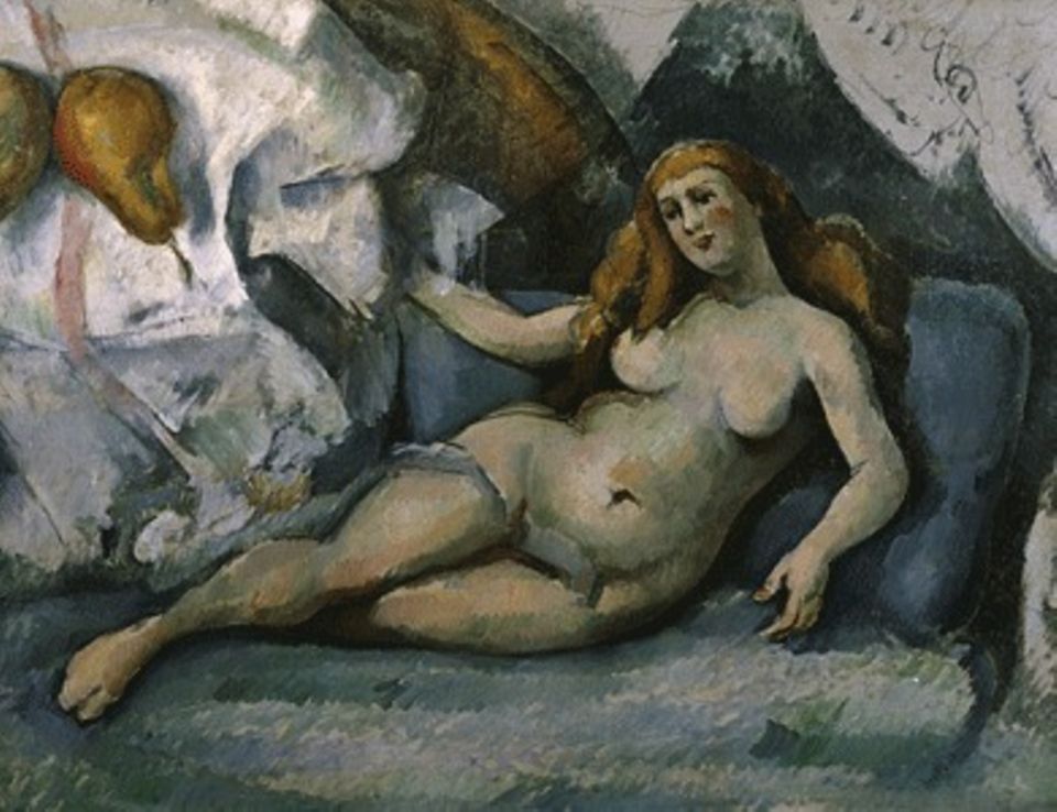 Paul Cézanne: Femme nue (Léda) (um 1886 - 1890), Öl auf Karton