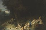 Rembrandt Harmenszoon van Rijn: Diana mit Aktäon und Kallisto (1634), Öl auf Leinwand