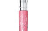 Das roséfarbene Lipgloss mit Glanzpartikeln von Rimmel, um 9 Euro, hält extra lang.