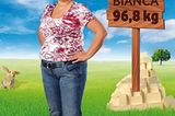 Bianca, 37 "Mein Ziel sind so 69 bis 75 Kilo. Wenn ich weniger als 83 wiege, würde die Krankenkasse sogar eine Bauchstraffung bezahlen."