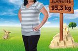 Jeanette, 29 "Mein Sohn fragt manchmal: 'Mama, warum hast du so einen dicken, fetten Bauch?' Man muss zwar schmunzeln, aber innerlich tut es doch weh."