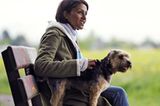 "Die Promi-Singles - Traumfrau sucht Mann"    Sabrina Setlur mit ihrem Hund Kenzo.