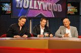 Mission Hollywood    Die Jury (v.li.) Bernard Hiller, Til Schweiger und Gastjuror Heiner Lauterbach