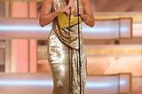 Ganz in Gold: Jennifer Lopez durfte die Kategorie "Beste Nebendarstellerin" präsentieren.