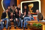 Highlights aus zehn Jahren "TV Total": Stefan Raab und die deutsche Handball-Nationalmeisterschaft, damals noch Weltmeister