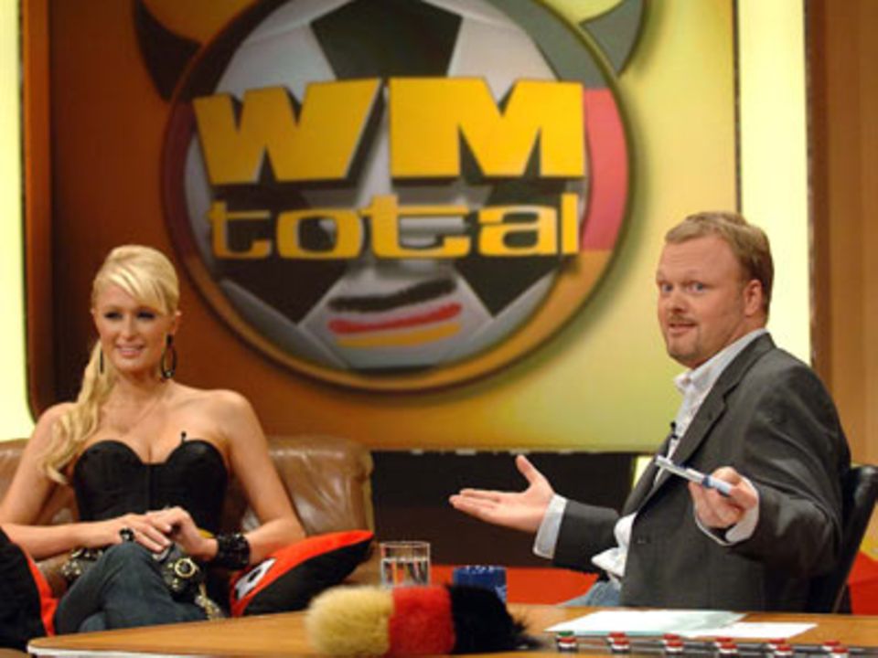 Highlights aus zehn Jahren "TV Total": Stefan Raab mit Paris Hilton