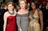 81. Oscar-Verleihung: Alle drei waren sie nominiert für "Glaubensfrage" - Amy Adams, Meryl Streep und Viola Davis (v. l.).