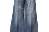 Stone-washed Jeans im Marlene-Stil mit Biesen von Tom Tailor, um 70 Euro.