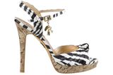 Peeptoe-Sandalette mit Kork-Absatz aus der limitierten "Sex and the City"-Kollektion von Görtz. Ab 18. März erhältlich, um 70 Euro.