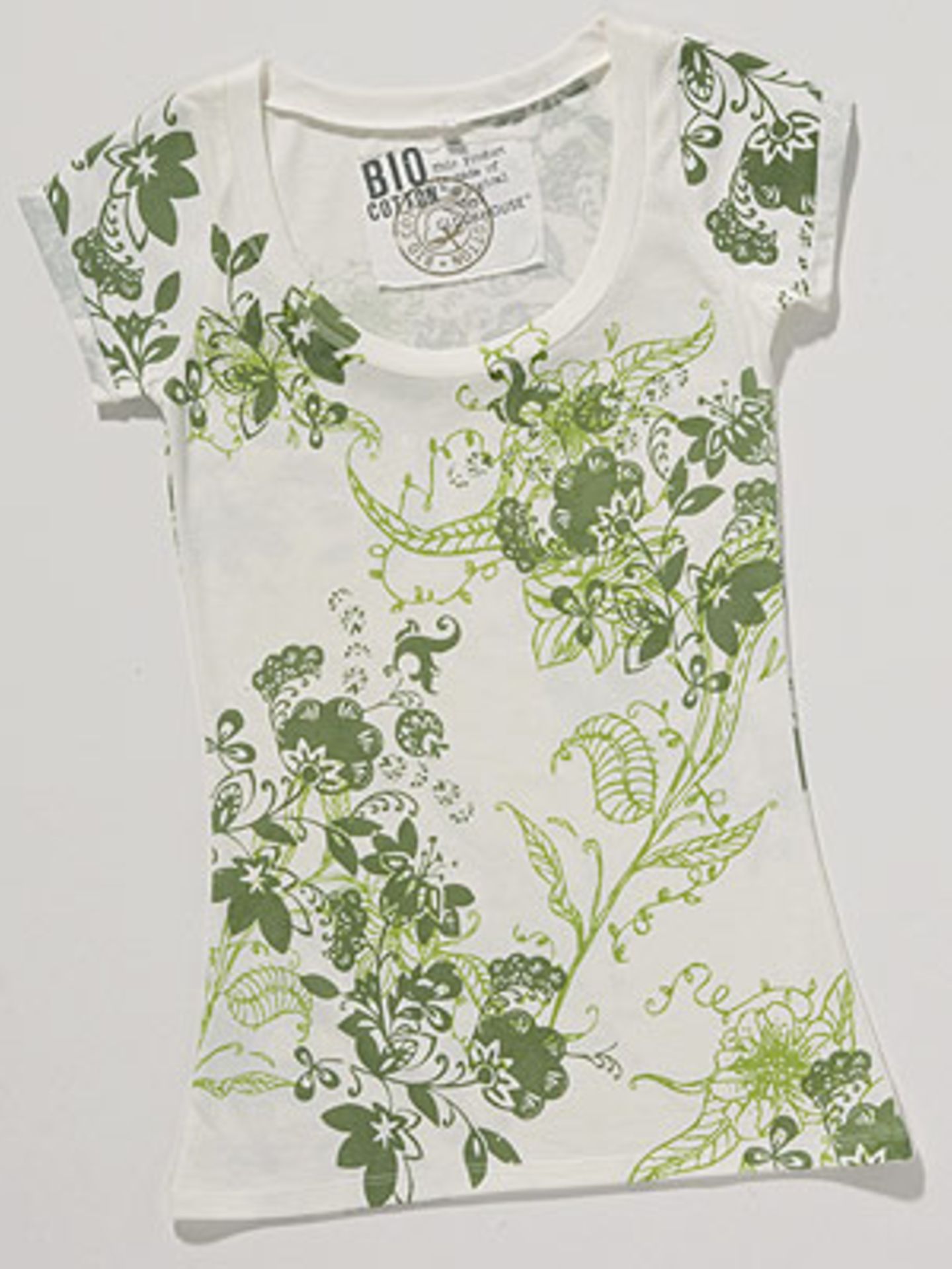 T-Shirt mit Muster; 9 Euro; von 100% Bio Cotton at C&A