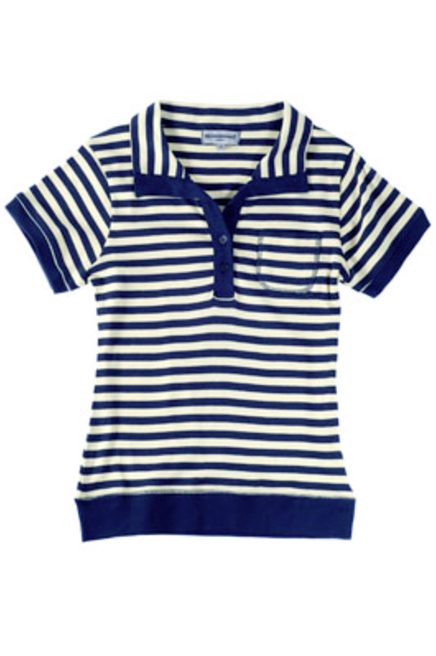 Gelb-blau gestreiftes Shirt; 9 Euro; von mister.lady