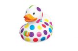 Mit dieser süßen Quietsche-Ente seid ihr nie allein im Pool. Von www.feinerschnickschnack.de, um 9 Euro.