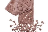 Strick-Schal mit Karo-Muster und mit Blumen-Fransen; 24,90 Euro; von frænkli's