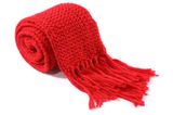 Roter Schal mit Fransen; 9,95 Euro; von New Yorker