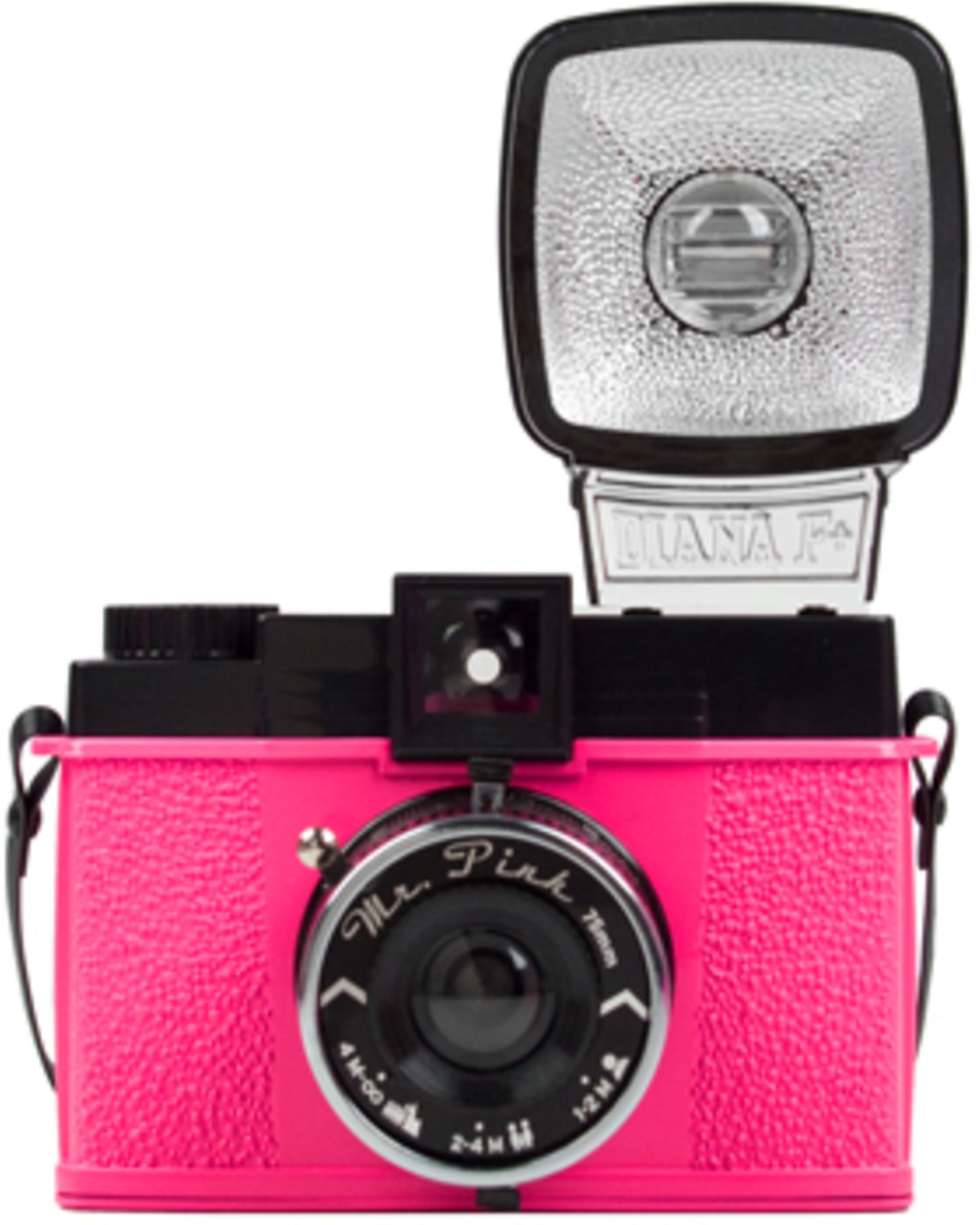 Die LOMO Mr. Pink Diana fällt mit knalliger Farbe und Retro-Optik sofort ins Auge. Sollte jeder Kameraliebhaber unbedingt in seiner Sammlung haben! Um 120 Euro bei fredflare.