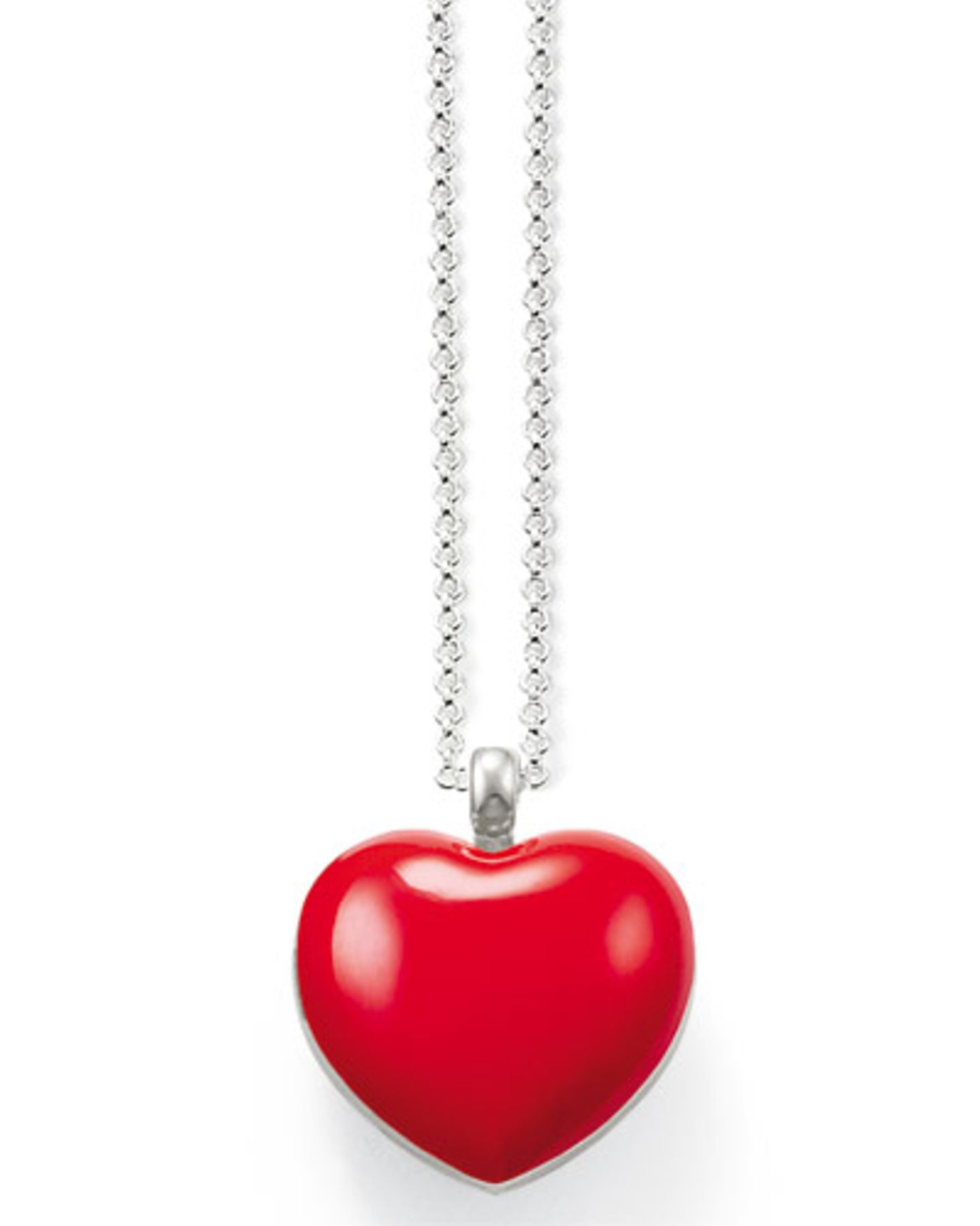 "I heart you" - diesen Satz von Sängerin Lena Meyer-Landrut mag man oder nicht. Die Silberkette mit dem Herzchen mögen wir jedenfalls sehr. Von Thomas Sabo, Kette ab 15 Euro, Herzanhänger um 120 Euro.