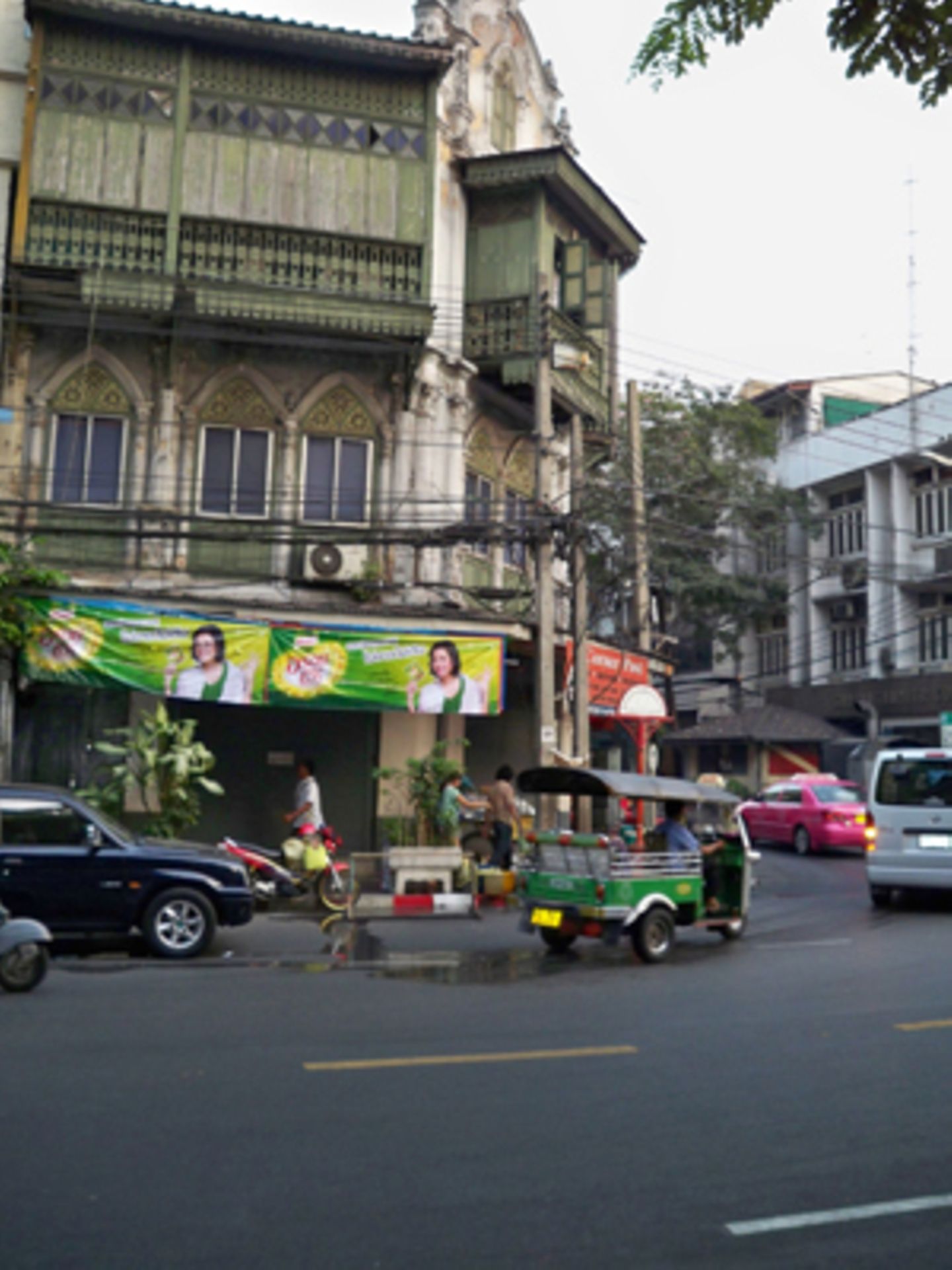 Straßenszene in Bangkok.
