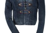 Kurzjeansjacke im Sergeant-Pepper-Look von Miss Sixty über Yalook, um 180 Euro.