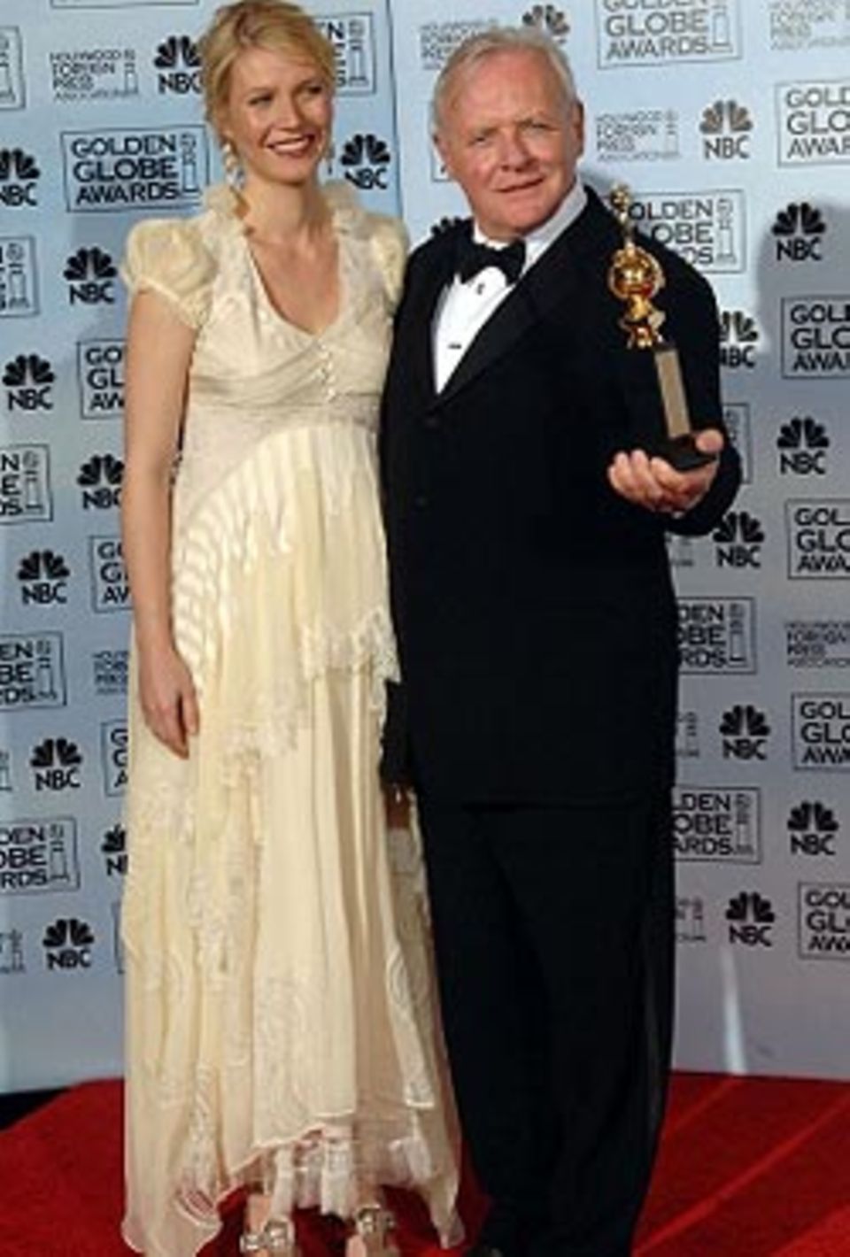 Anthony Hopkins erhielt von Gwyneth Paltrow den Cecil B. DeMille Award für sein Lebenswerk.