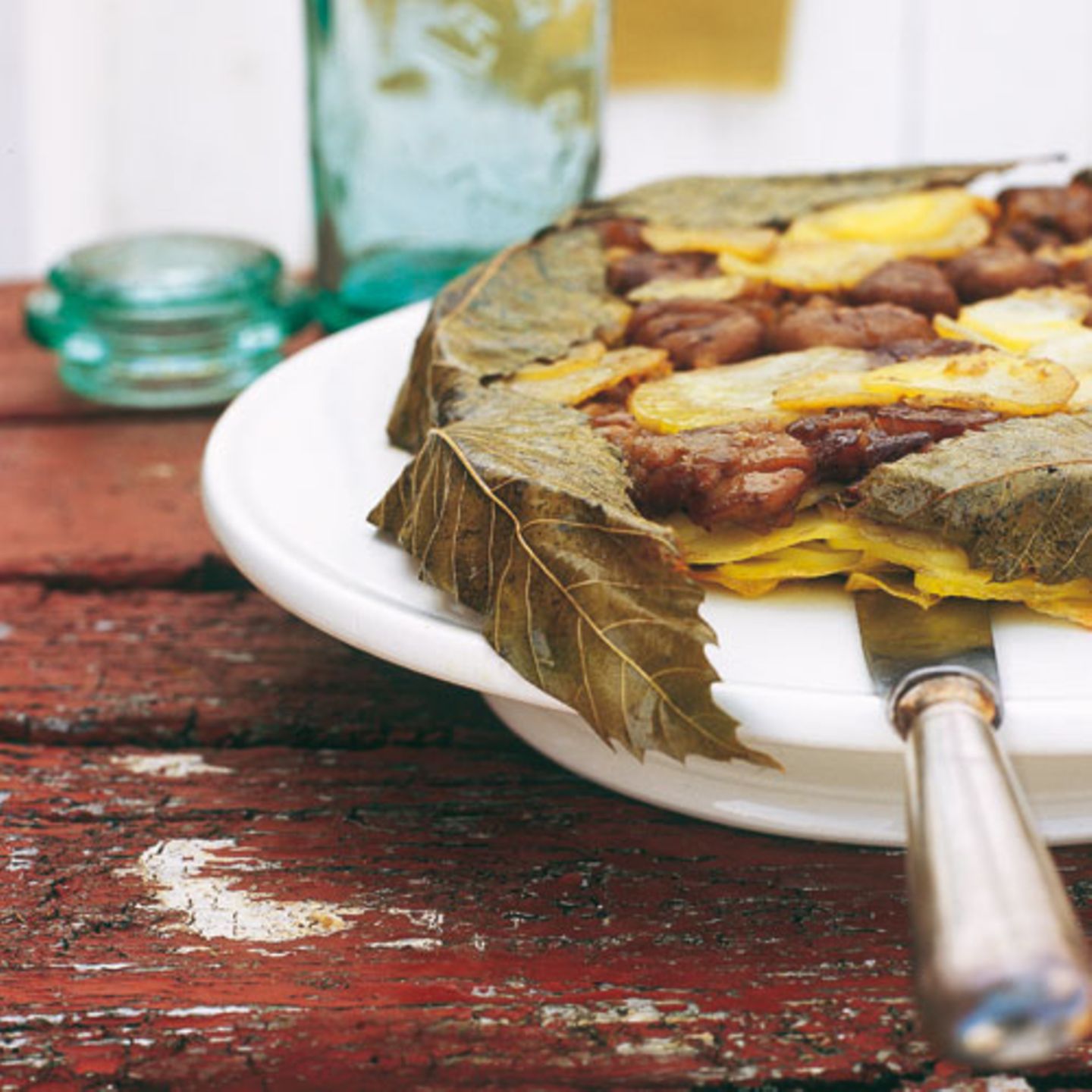 Kartoffeltarte mit Portweinsahne | BRIGITTE.de