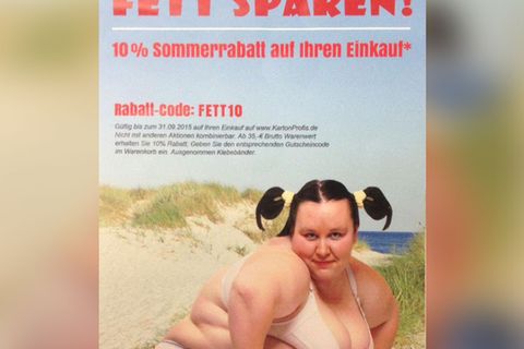 "Fett sparen": Diese sexistische Werbung wurde abgestraft!