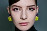 Herbst-Make-up-Trend: Bunte Wimpern bei Emporio Armani