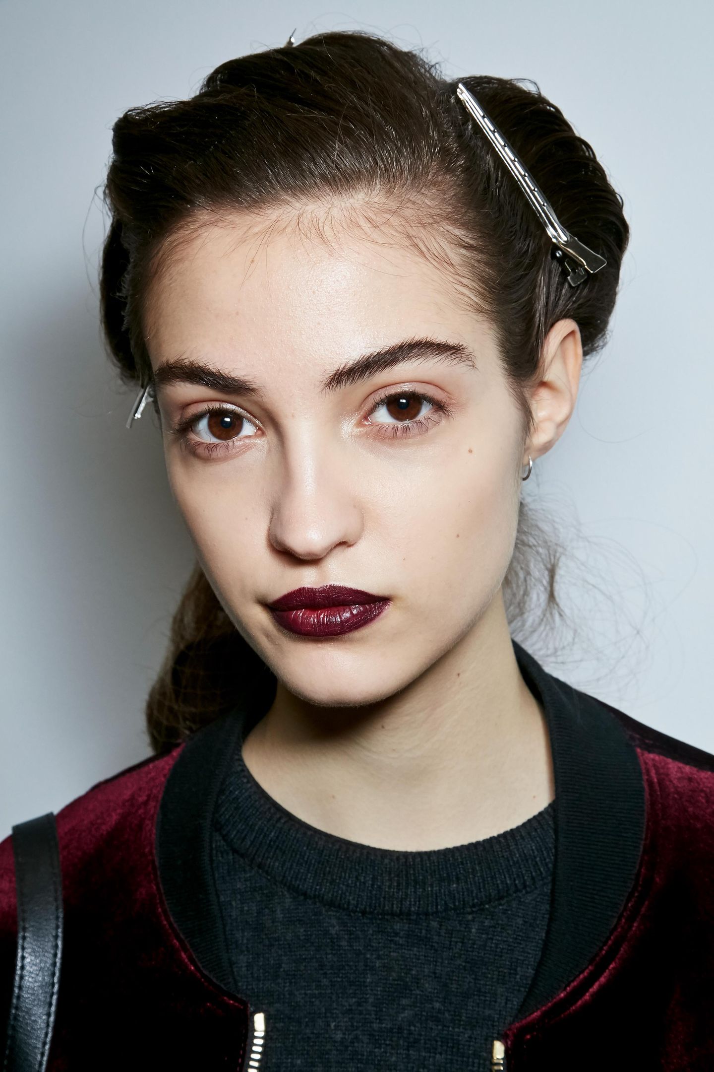 Herbst-Make-up-Trend: Brauner Lippenstift bei Marni