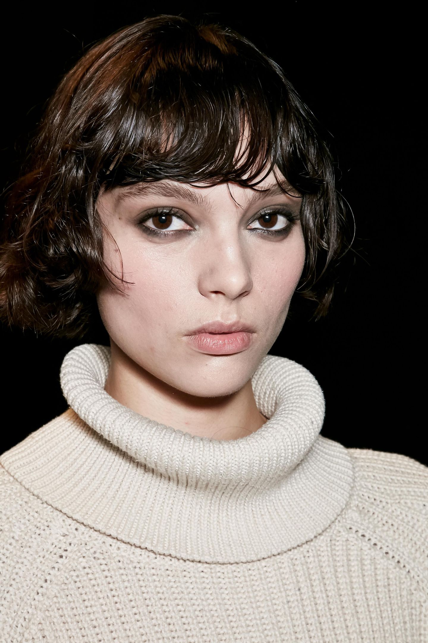 Herbst-Make-up-Trend: Smokey Eyes bei Alberta Ferretti