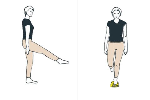 Übungen gegen Schmerzen im Knie