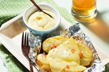 Kartoffel mit Allgäuer Bergkäse aus der Alufolie