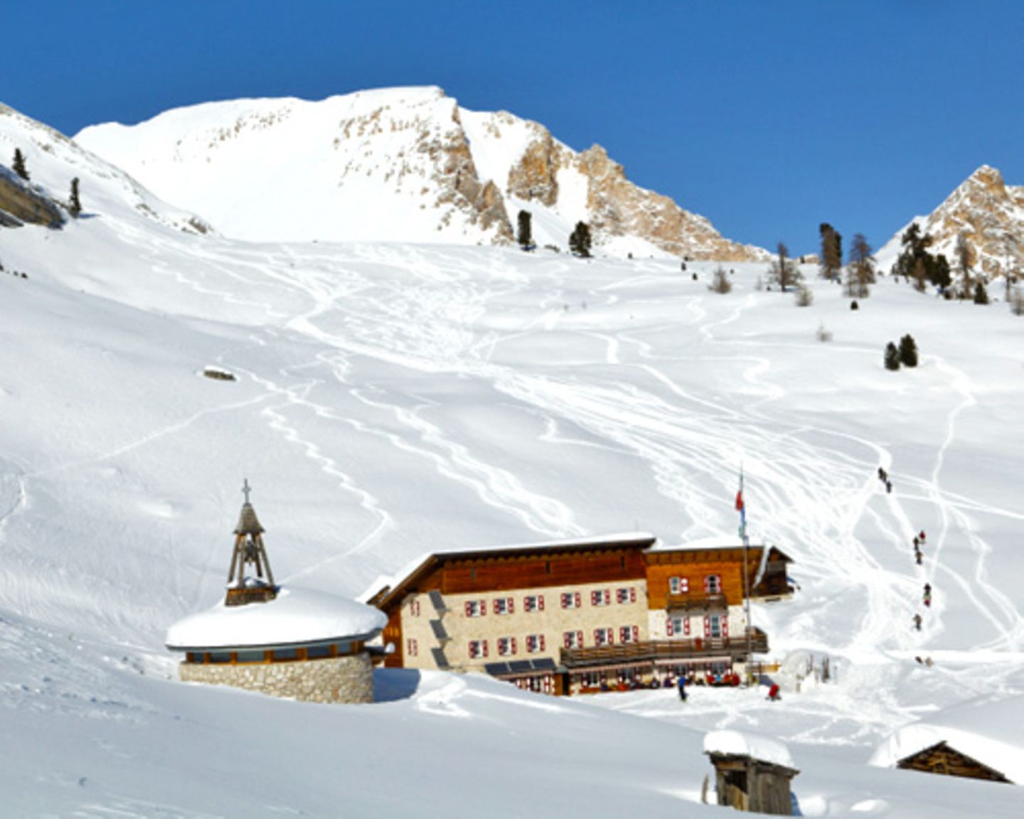 Schutzhütte Lavarella in Südtirol