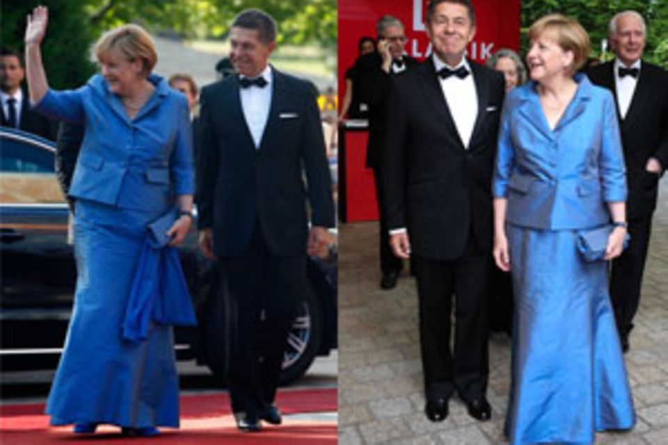 Angela Merkel trägt bei offiziellen Anlässen gern dasselbe Kleid - und ist damit nicht allein