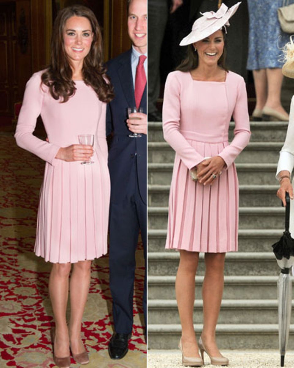 Kate Middleton und das rosa Kleid